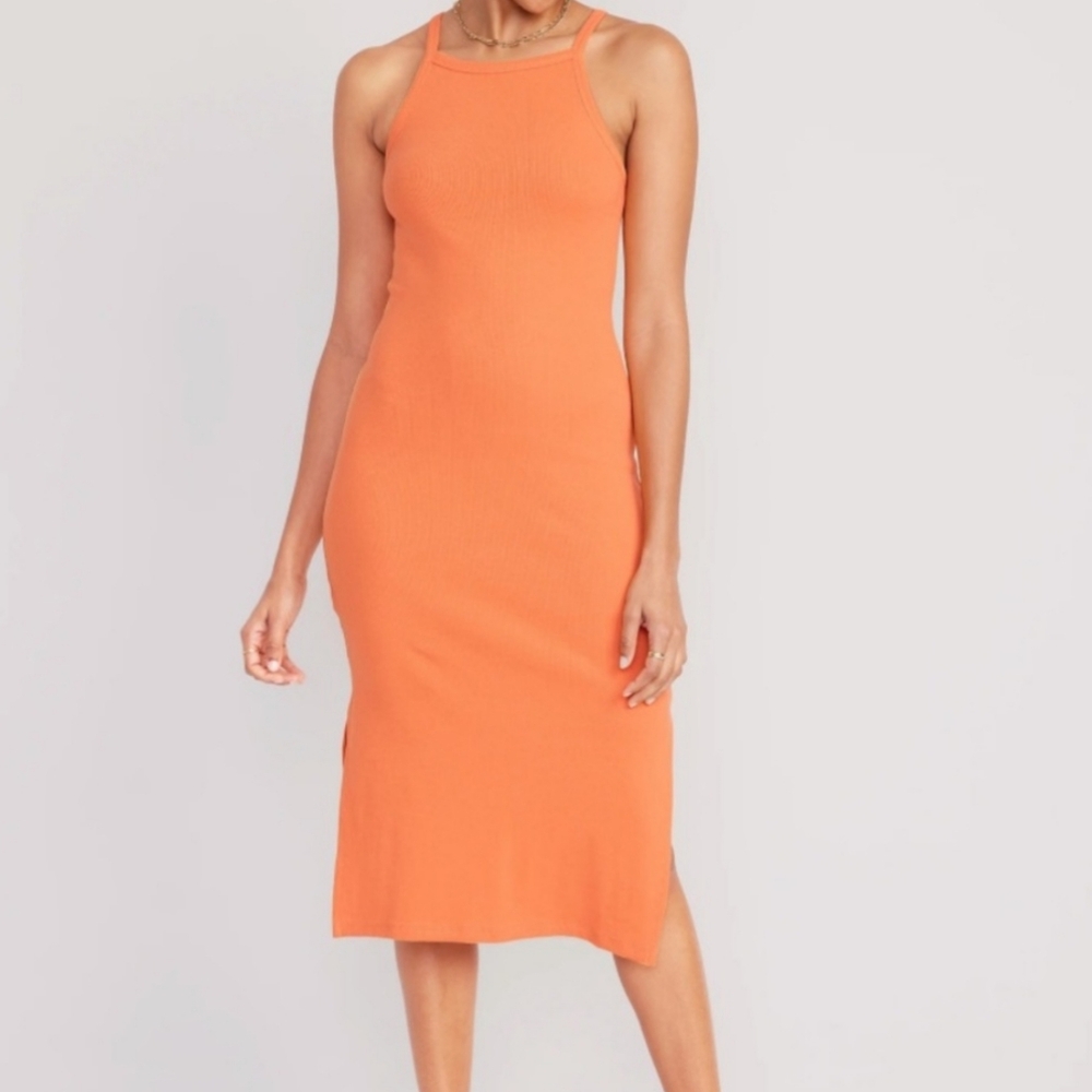 Old Navy Ribbed Mid Dress Size L
